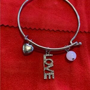 Silver Love Charm Bracelet